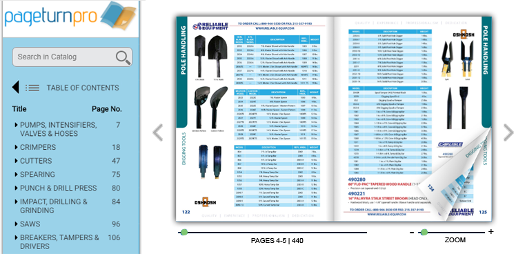 Digital catalog software