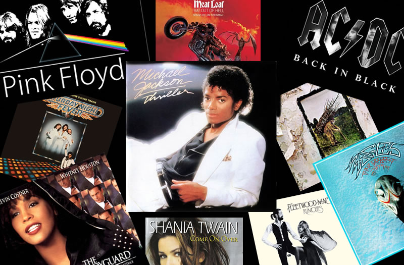 10 BEST SELLING ALBUMS OF ALL TIME