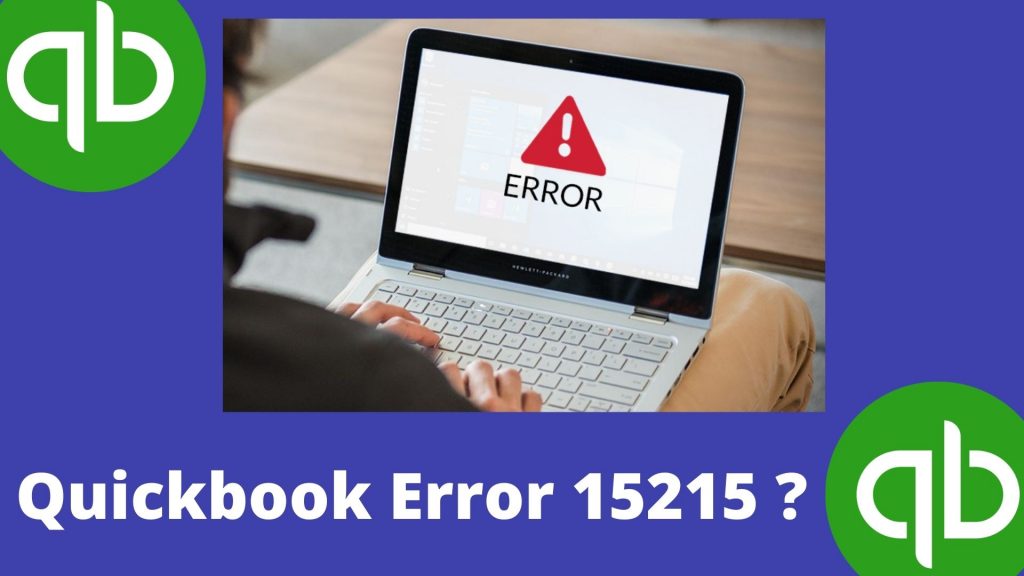 quickbook error 15215