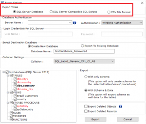 attach corrupted database in SQL server