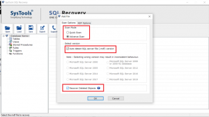 attach corrupted database in SQL server