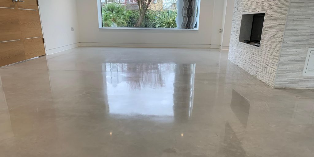 polished concrete floor London