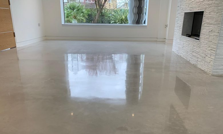 polished concrete floor London