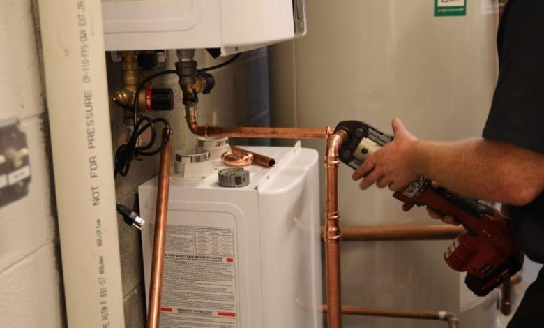 water heater installation