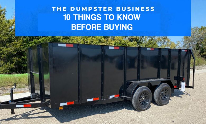 dumpster rental business