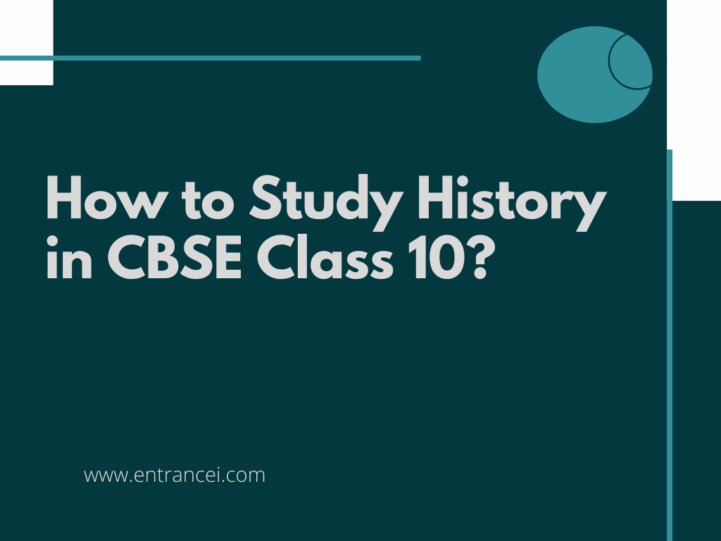 How to Study History class 10