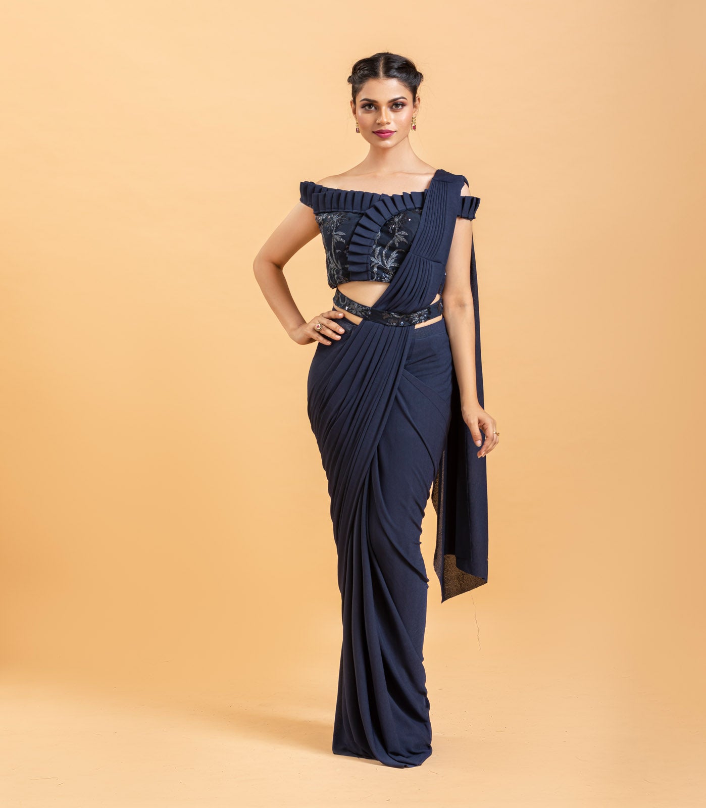 Embroidered Party wear Sarees