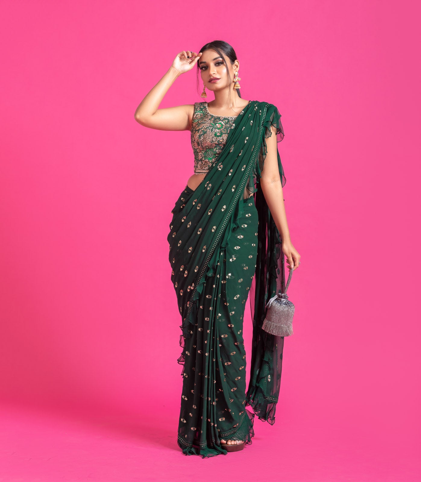 Georgette Party Wear Sarees