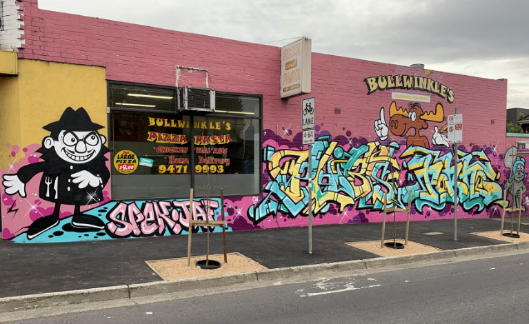 commercial graffiti artist melbourne