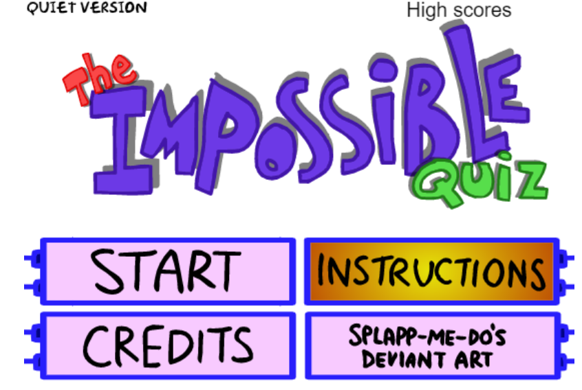 the impossible quiz game