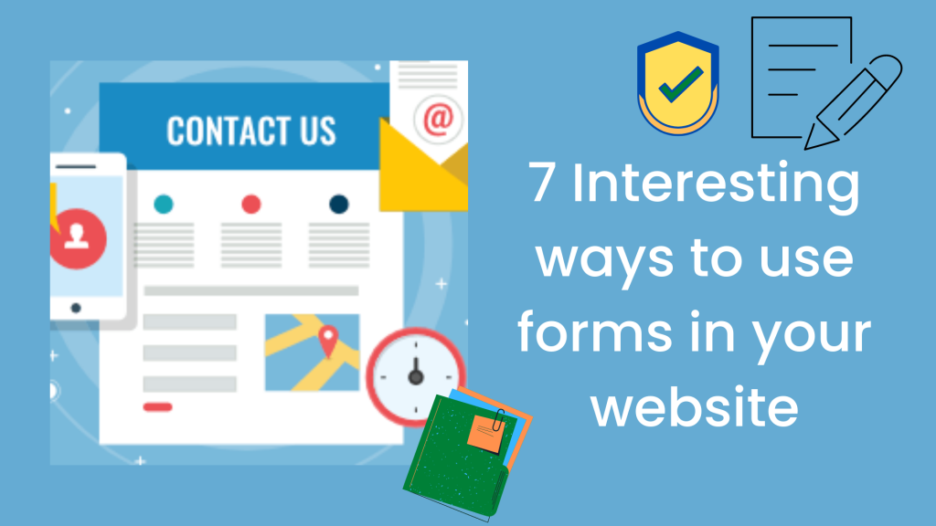 use forms in website