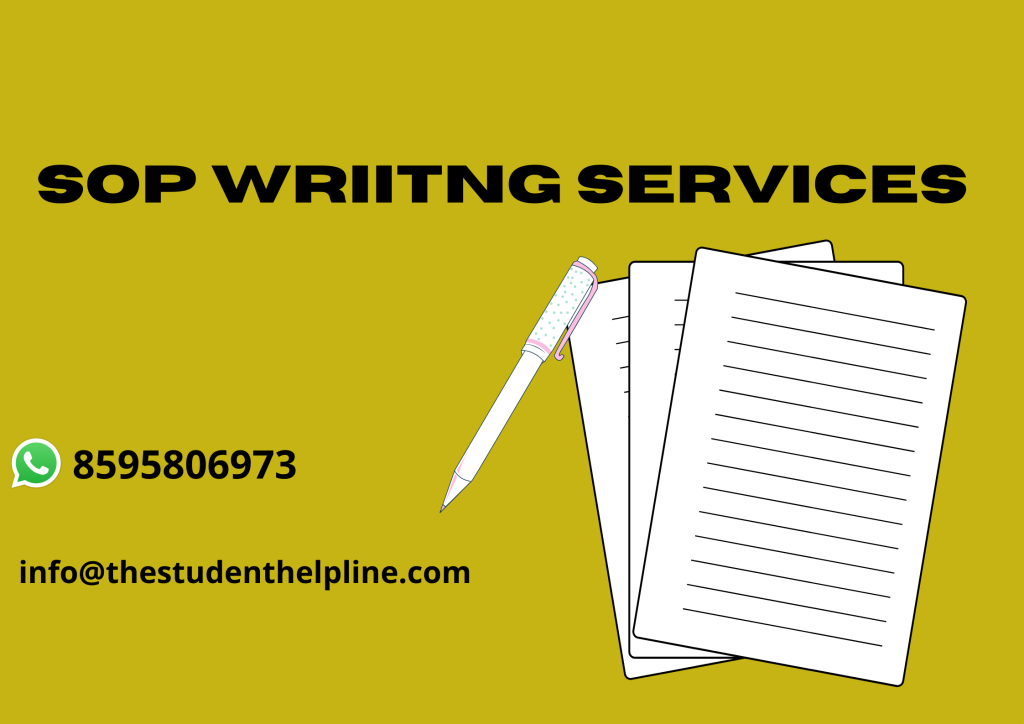 sop writing services