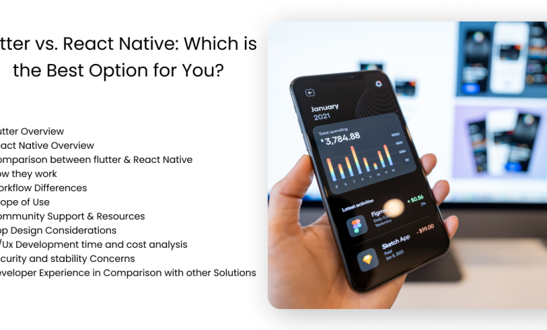 Flutter vs react native