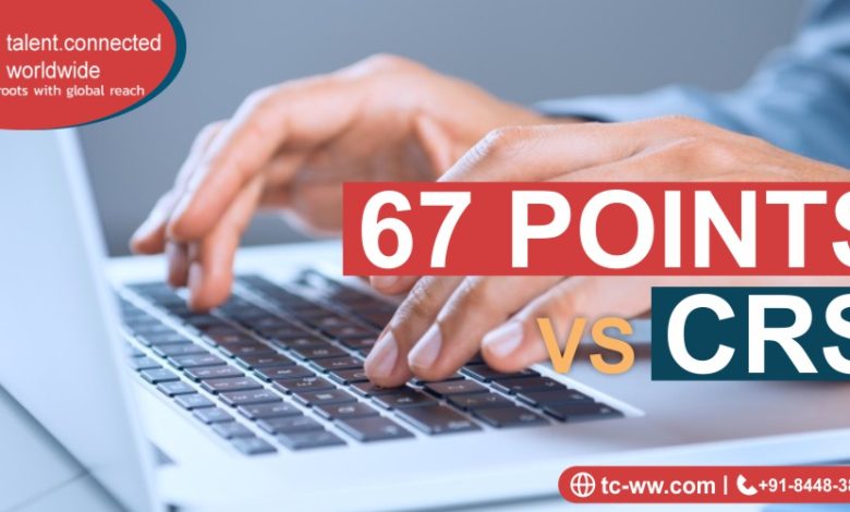 67 points vs CRS calculator