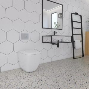 Hex Bathroom Tile