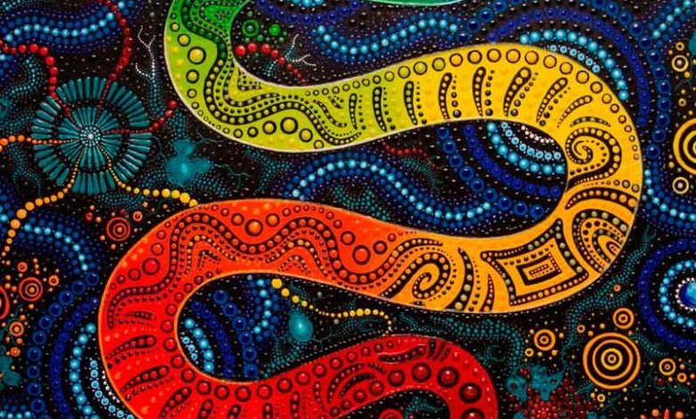 Snake Aboriginal Art