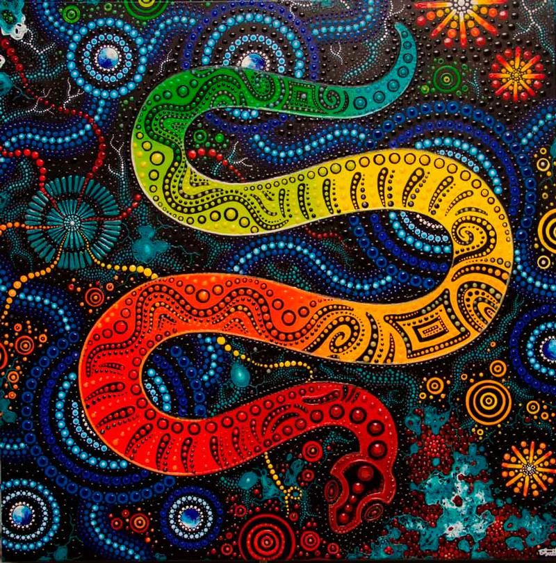 Snake Aboriginal Art