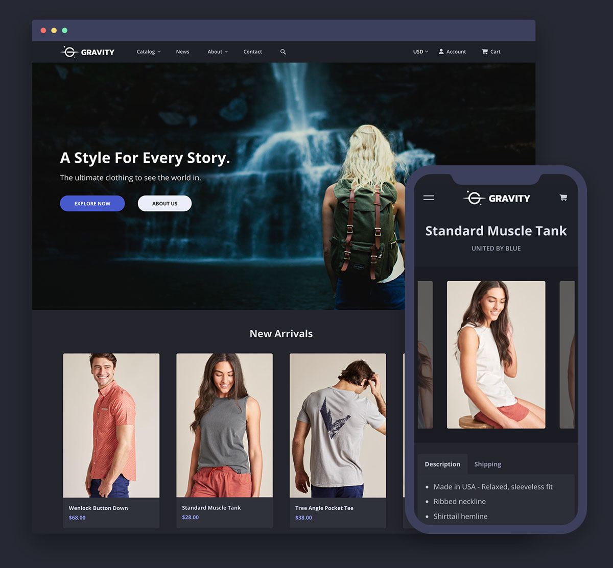 shopify theme