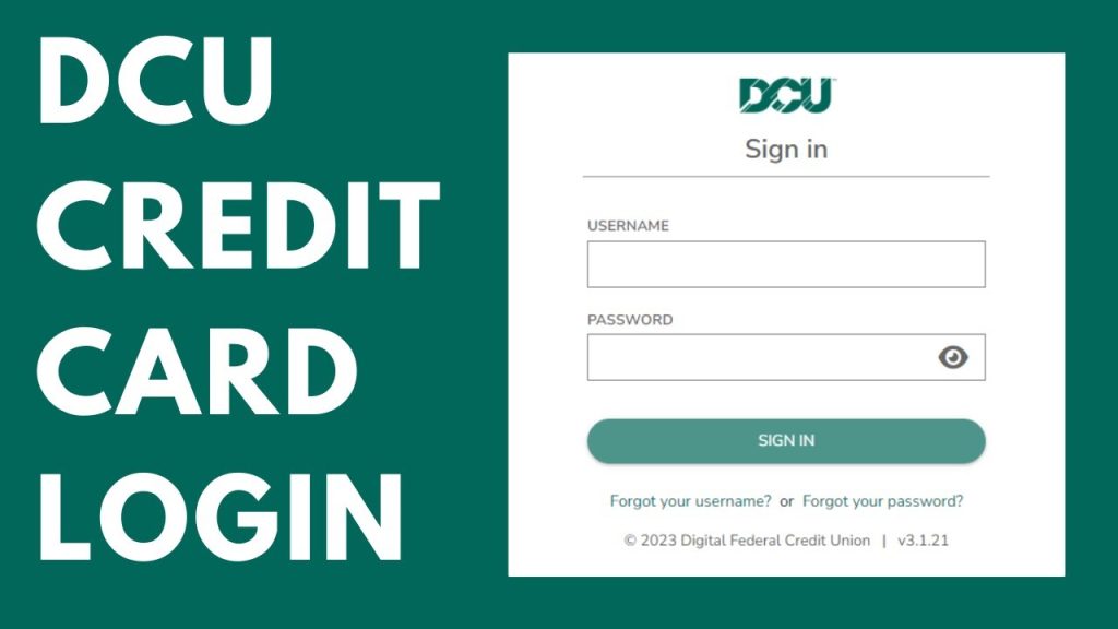 DCU login page