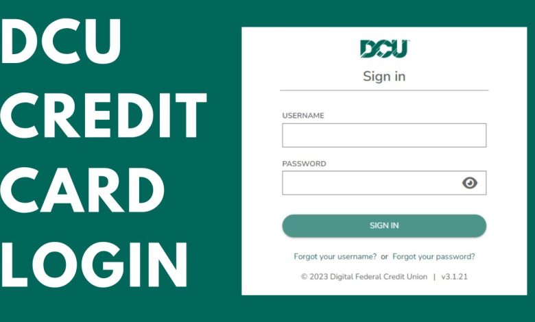 DCU login page